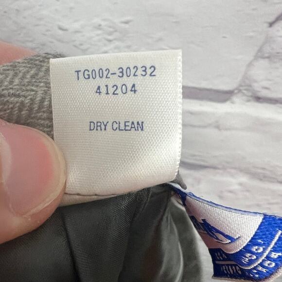 VTG Pendleton Womens 12 Old Money Academia Wool Skirt Jacket Suit Set Gray Tweed - Picture 15 of 15